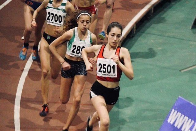 Beatriz Rios é vice-campeã nacional de 1500 e 3000 metros