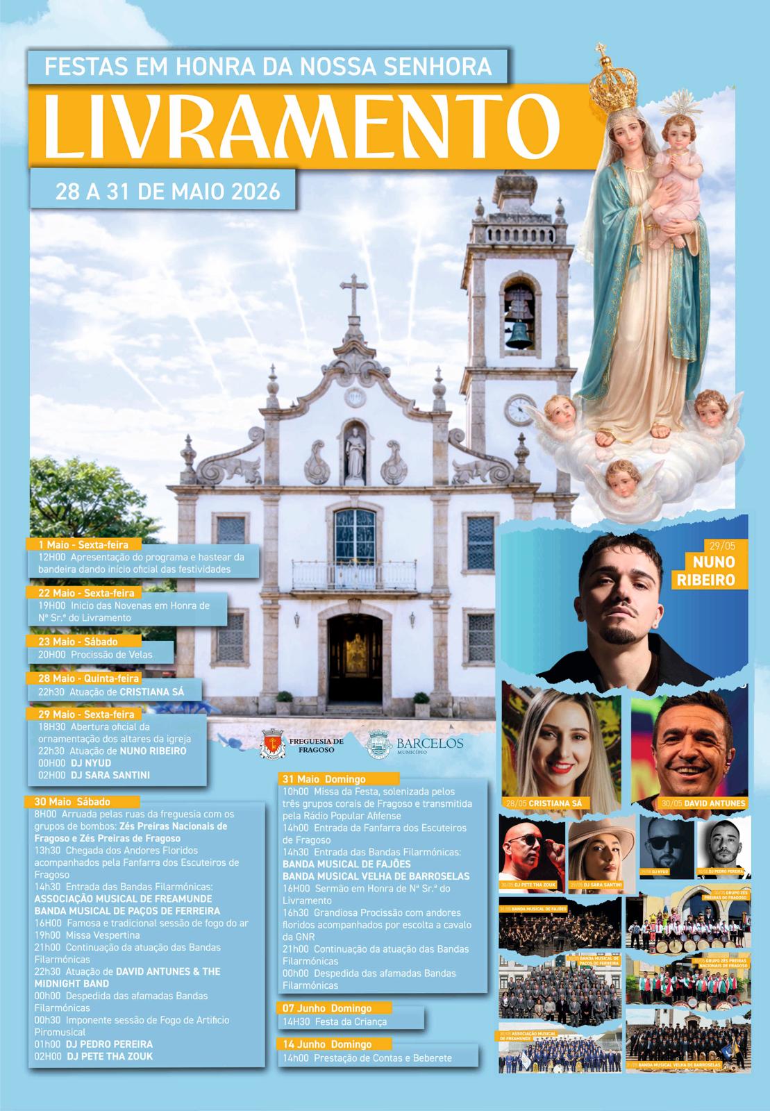 Fragoso celebra Nossa senhora do Livramento
