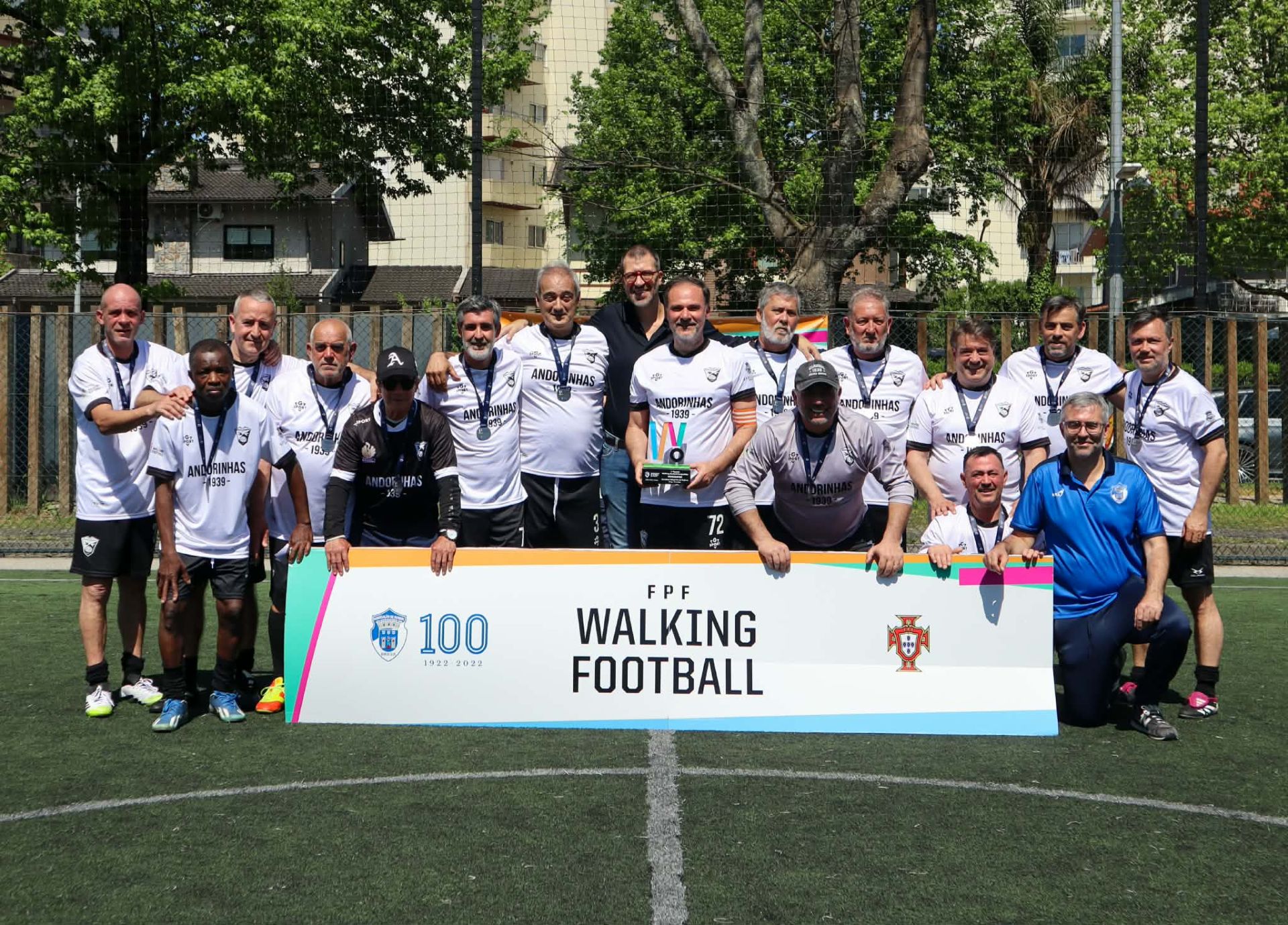 Andorinhas faz história e vence 1º Torneio Distrital de Braga de Walking Football Competitivo