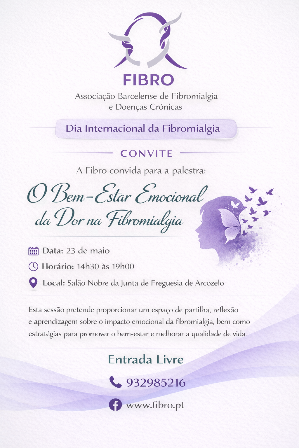 Convite Palestra Anual da Fibro