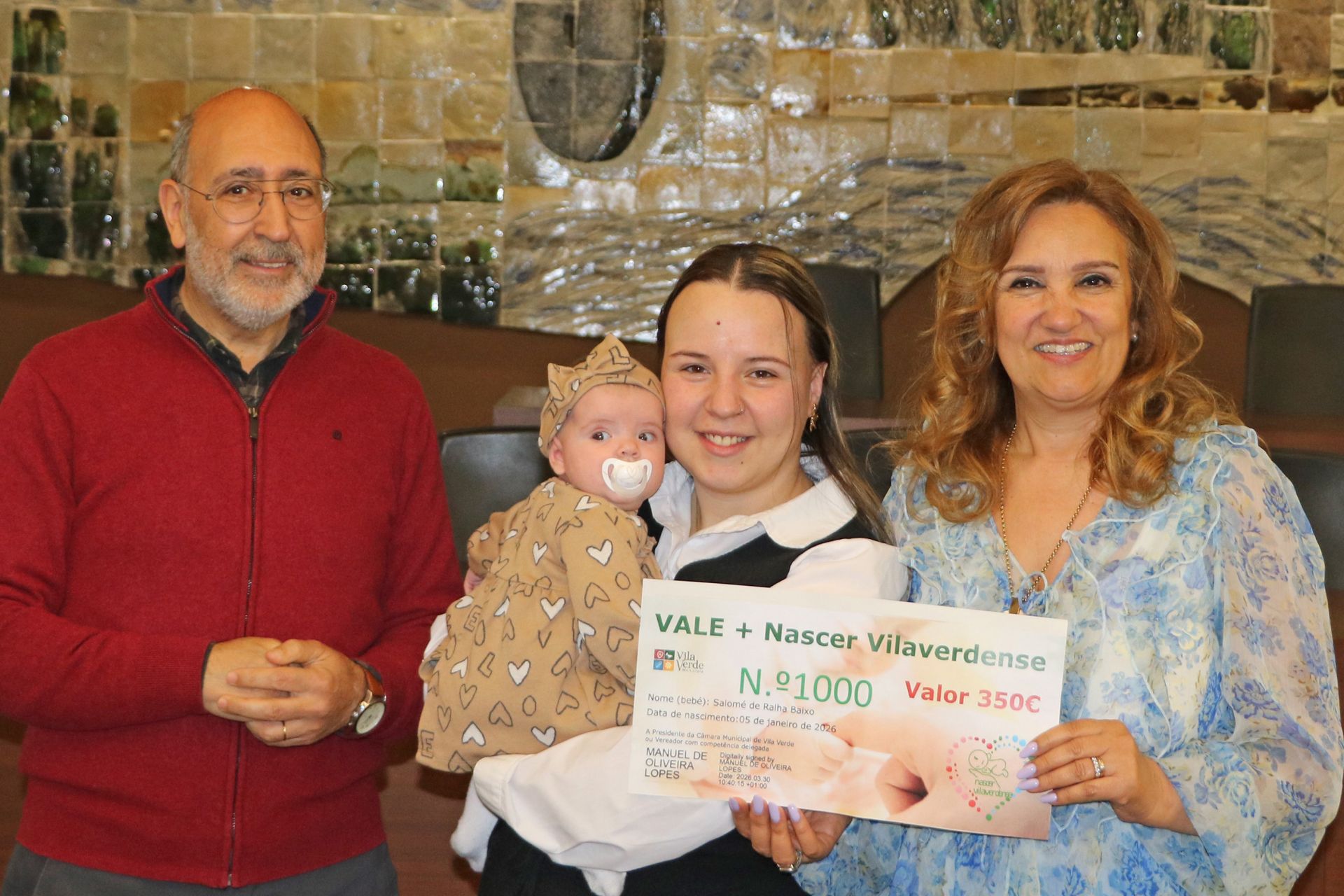 'Vale + Nascer Vilaverdense' chega ao bebé número 1.000
