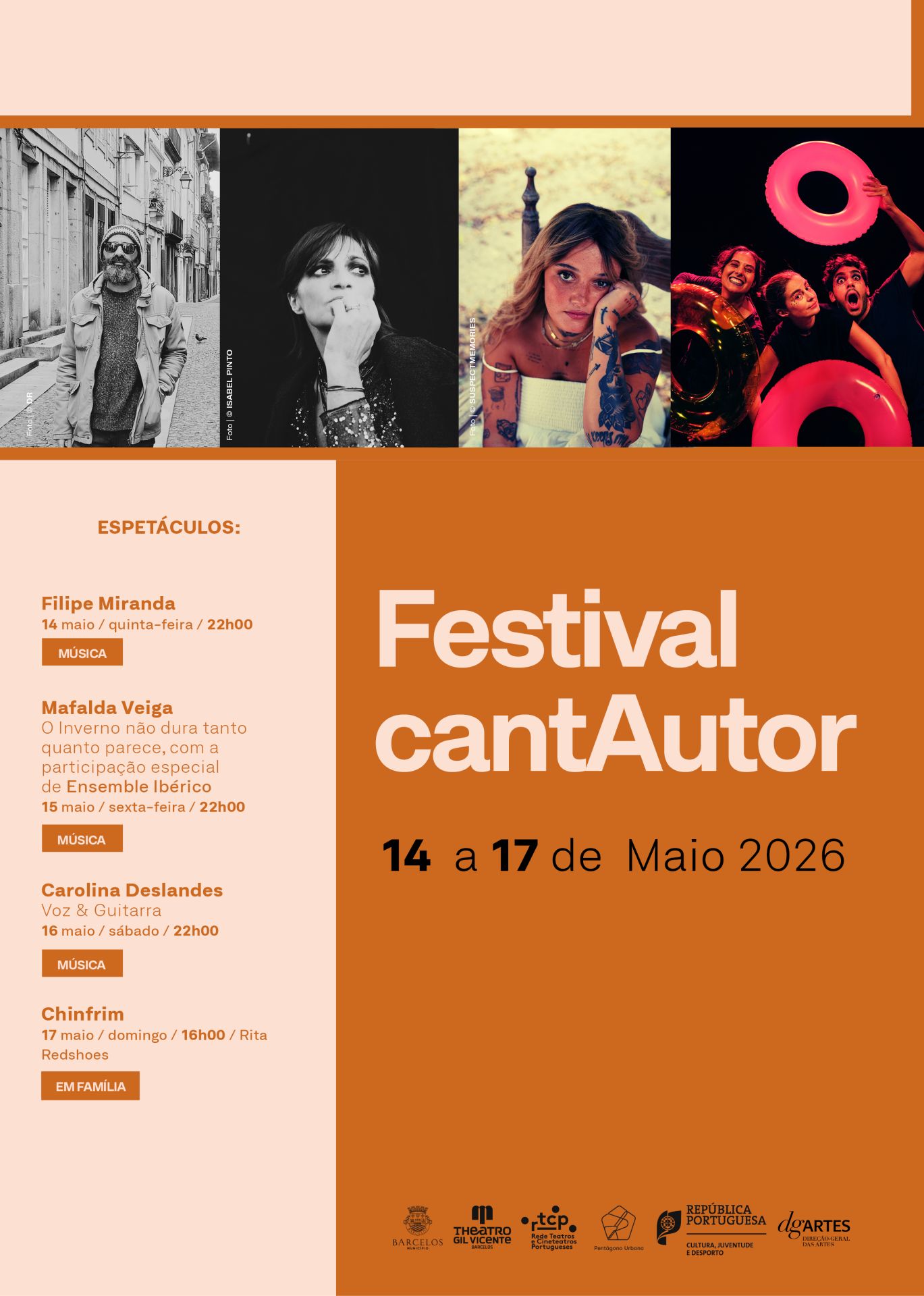 Festival cantAutor regressa ao Theatro Gil Vicente